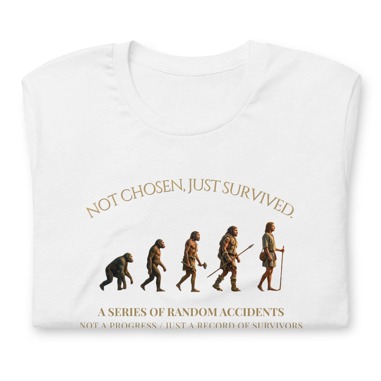 人類進化論 コンフォートTシャツ -THE HUMAN LEGACY-