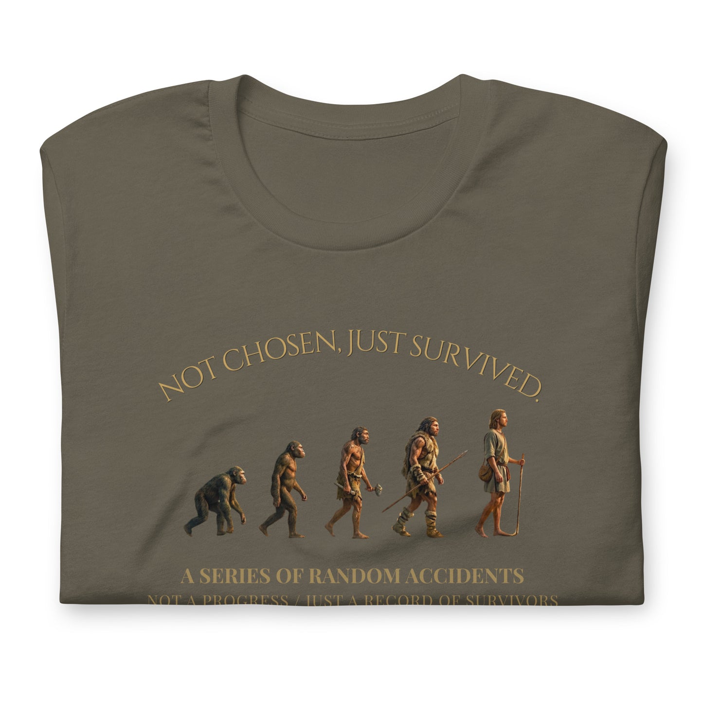 人類進化論 コンフォートTシャツ -THE HUMAN LEGACY-