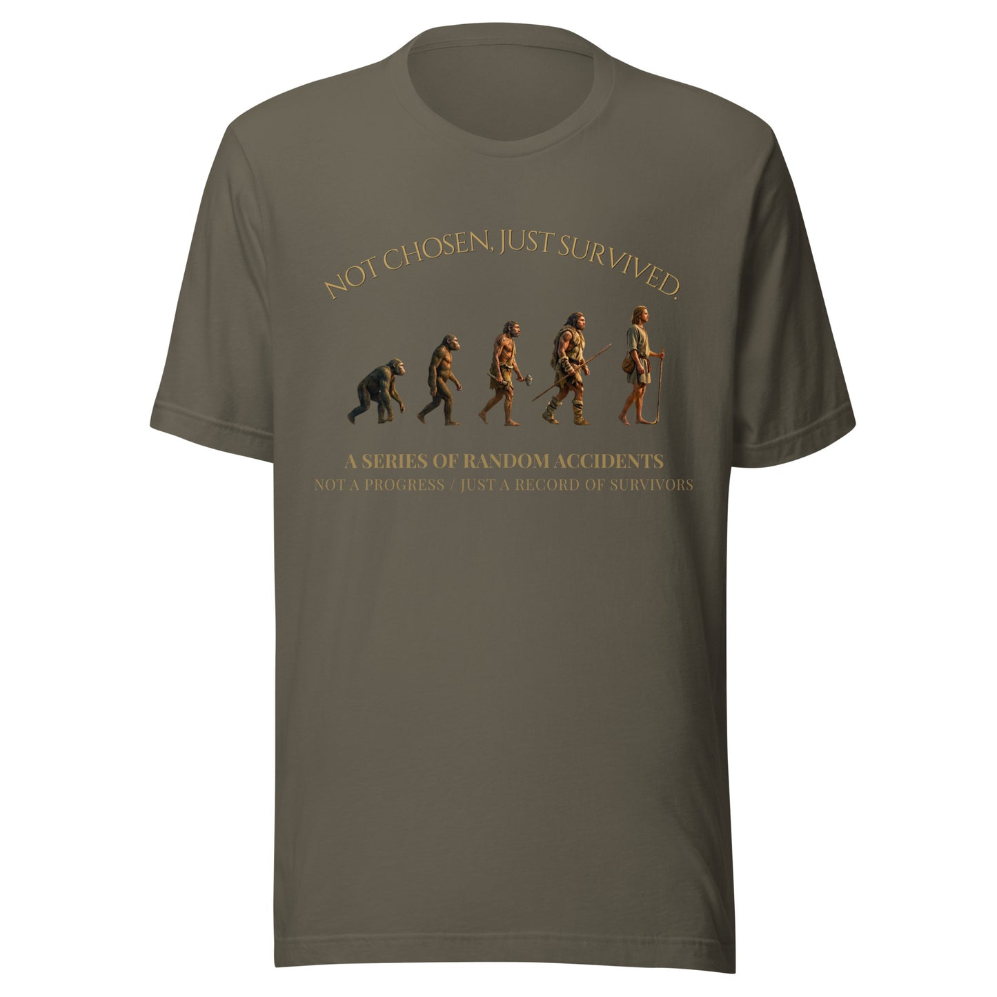 人類進化論 コンフォートTシャツ -THE HUMAN LEGACY-