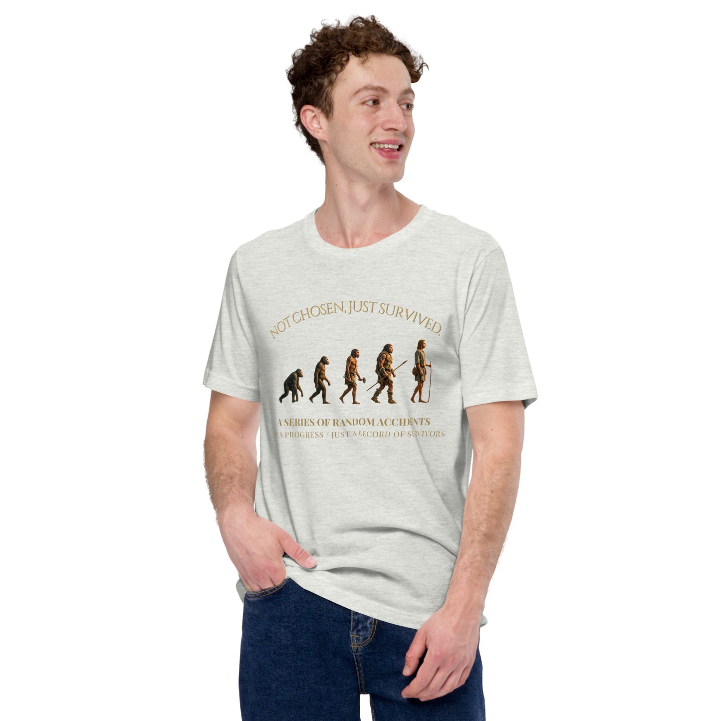 人類進化論 コンフォートTシャツ -THE HUMAN LEGACY-