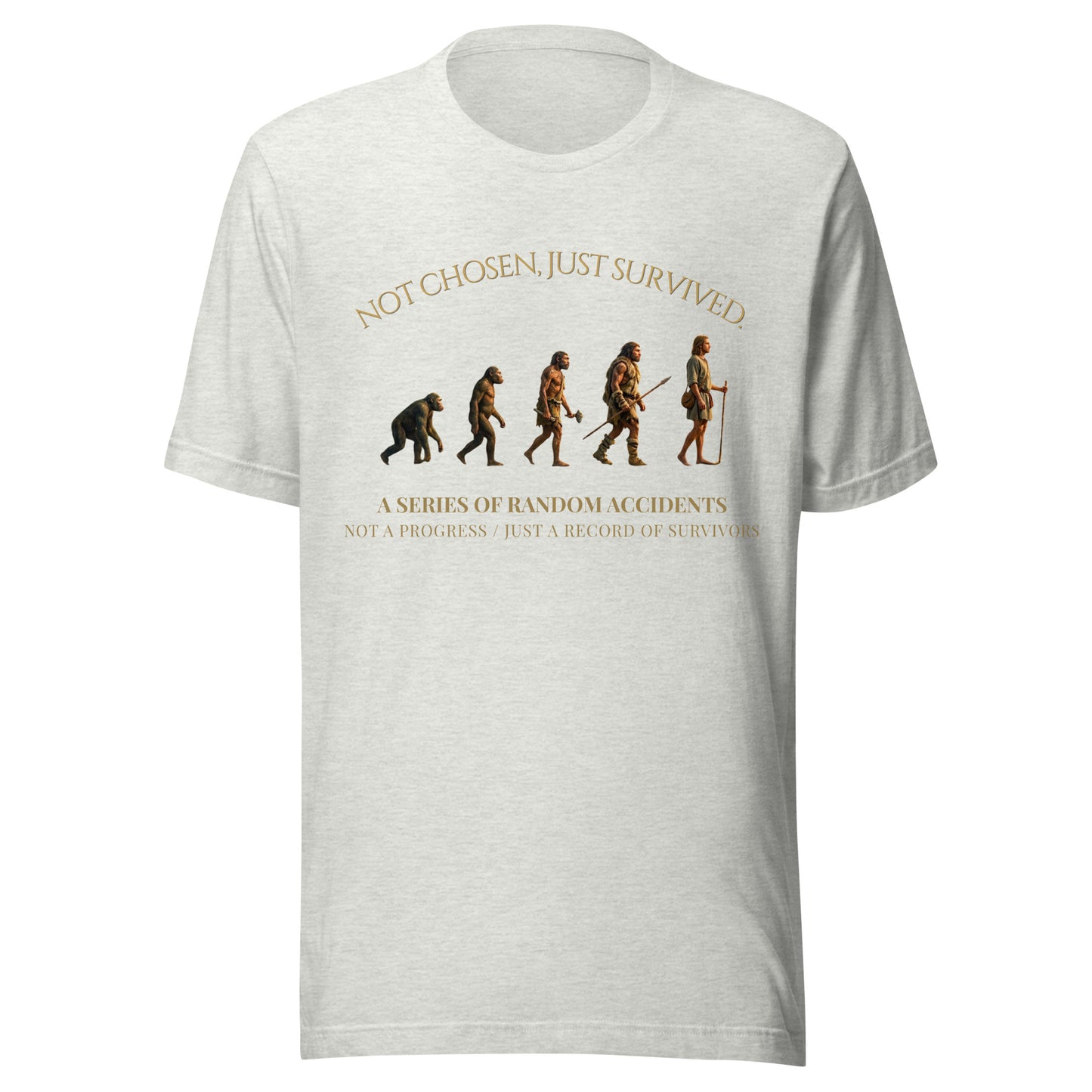 人類進化論 コンフォートTシャツ -THE HUMAN LEGACY-