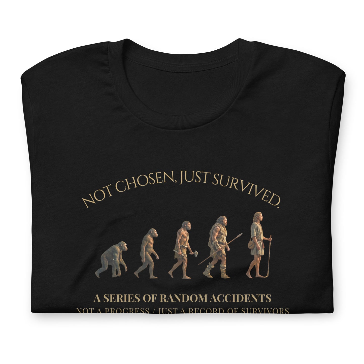 人類進化論 コンフォートTシャツ -THE HUMAN LEGACY-
