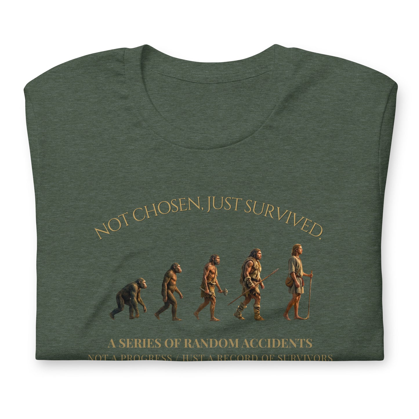 人類進化論 コンフォートTシャツ -THE HUMAN LEGACY-
