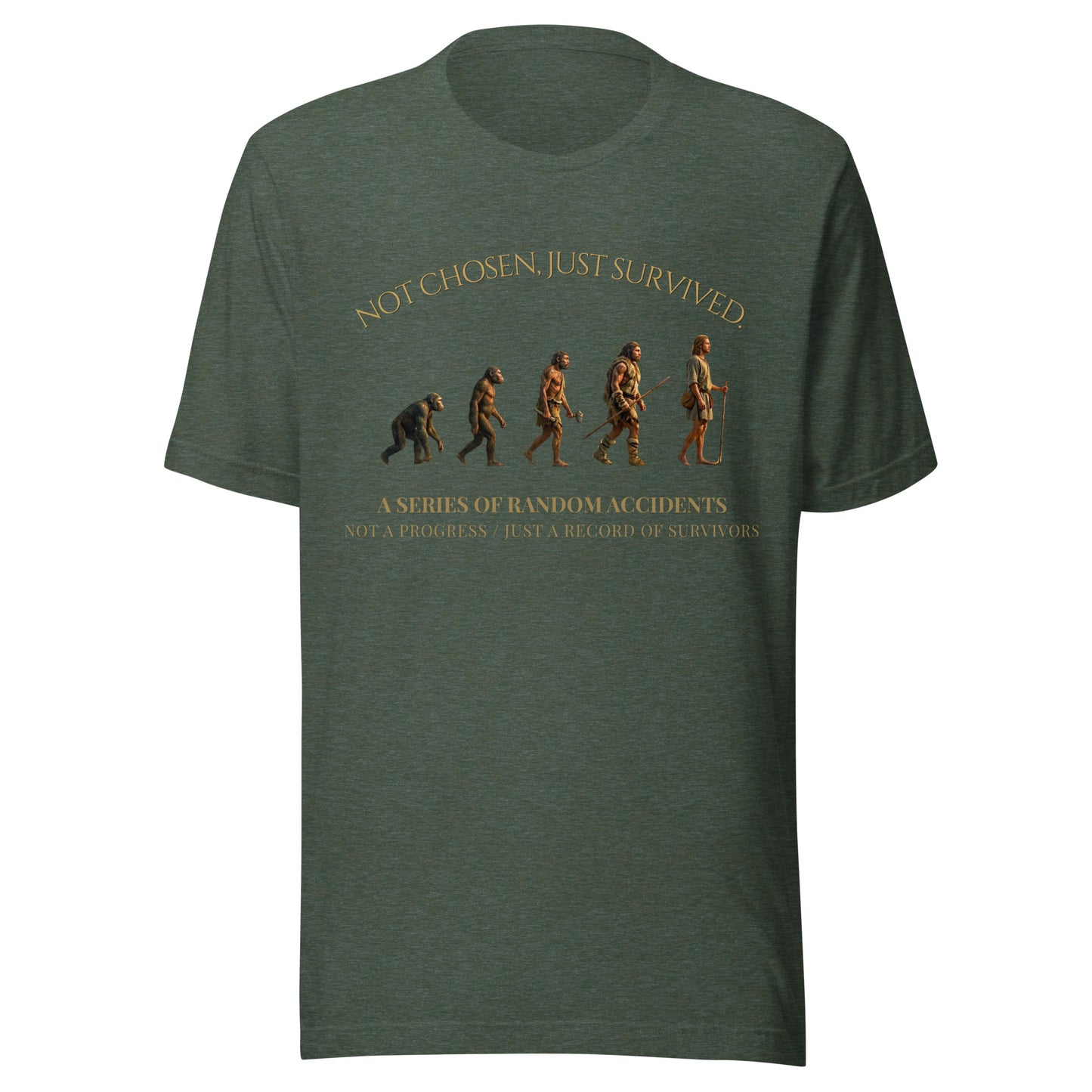 人類進化論 コンフォートTシャツ -THE HUMAN LEGACY-