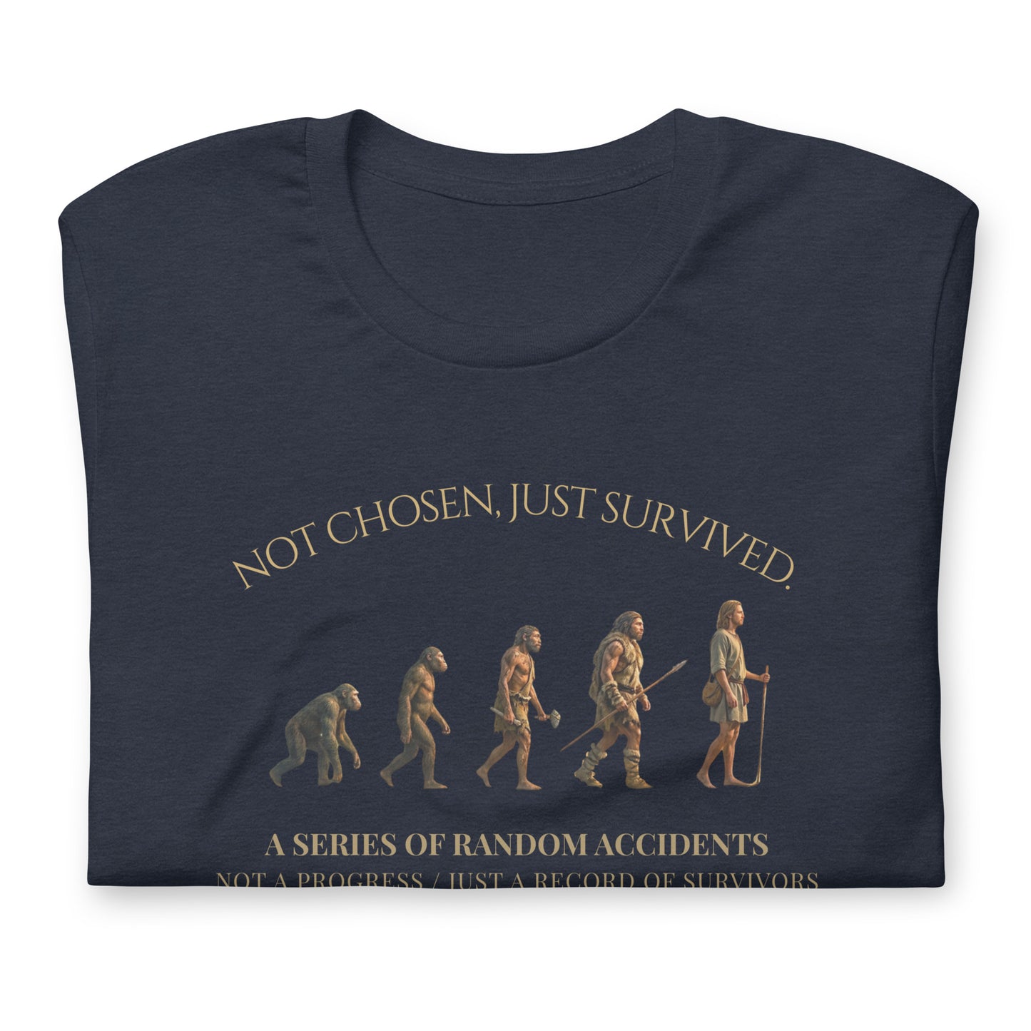 人類進化論 コンフォートTシャツ -THE HUMAN LEGACY-