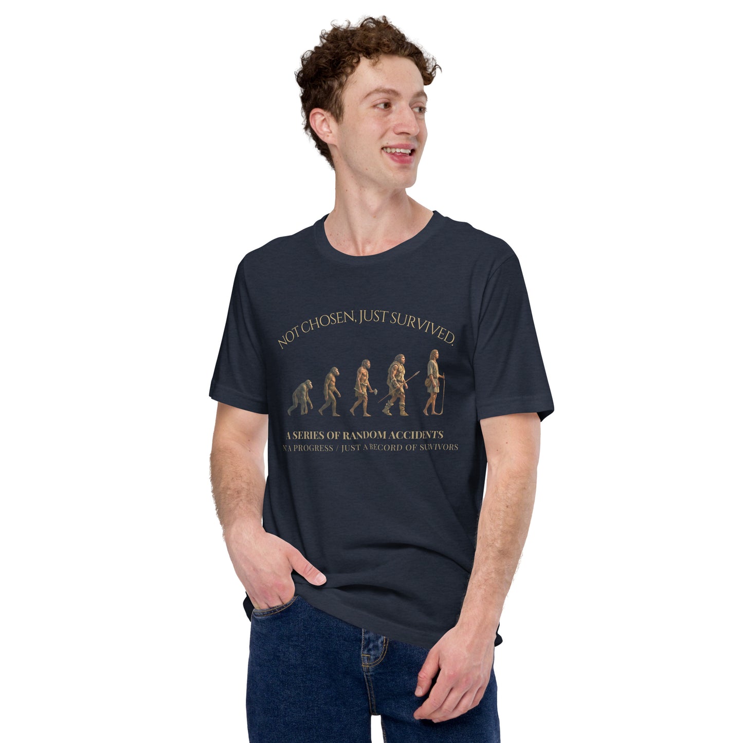 人類進化論 コンフォートTシャツ -THE HUMAN LEGACY-